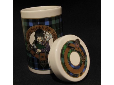 Vaso tartan Blue/Verde grande