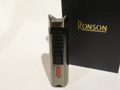 Ronson MISTRAL RGL 111 GUN METAL Jet Flame