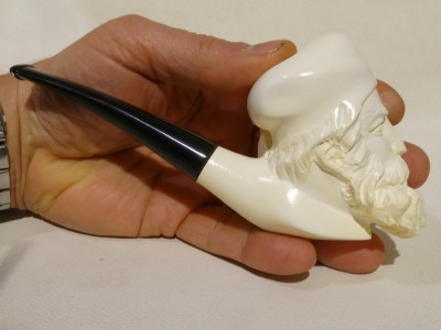 Meerschaum man with Fez