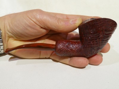 Ercolepipe Sandblasted - 1/4 bent Free Hand
