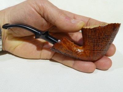 Ercolepipe Sandblasted - Free Hand bark top