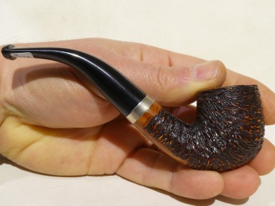 Santambrogio Rusticated - bent Billiard (9 mm)