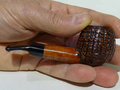 Santambrogio Rusticated CLUB mod 160 - 1/4 bent short Apple