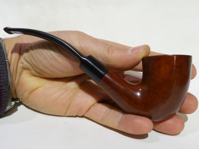 Dunhill ROOT BRIAR mod. 520B - bent Dublin - 1977