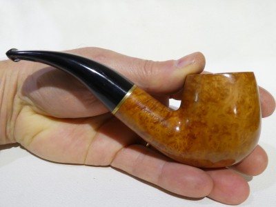 Savinelli CHIARA mod. 616 - bent chubby Billiard (9 mm)