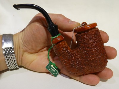Brebbia Oom Paul Rusticated Natural (9 mm)